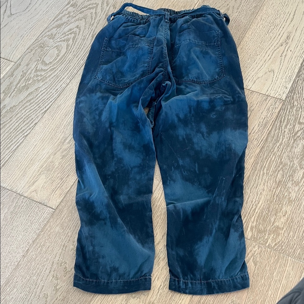 AMO Dark Blue Women's Paper bag Pants - Picture 4 of 4